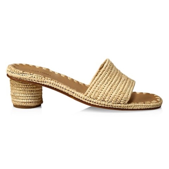 Carrie Forbes Shoes - Carrie Forbes Bou Raffia Mules Sandals
